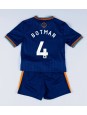 Newcastle United Sven Botman #4 Ausweichtrikot für Kinder 2025-26 Kurzarm (+ Kurze Hosen)